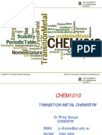 CHEM1010 Transitio Metal Lec Notes