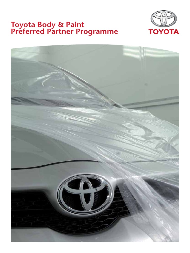 TOYOTAV5 15217 Body Paint Sales Guide Download Free PDF Paint Quality (Business)