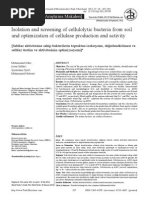 Download Isolation and Screening of Cellulolytic Bacteria From Soil by Rafiah Mahmudah SN203070211 doc pdf