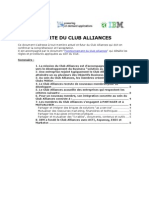 2009.09.28 - Club Alliances - Charte