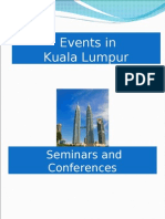 Conferences and Seminars (Events) in Kuala Lumpur, Malaysia