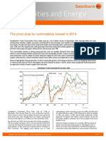 Commodities and Energy, January 2014