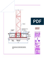 Section Details of Tower Crane Foundation: SCALE:1:50
