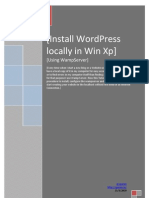 Download Installing WordPress Locally in Windows Xp Using WampServer by Arun Balasubramanian SN20309755 doc pdf