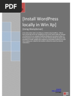 Download Installing WordPress Locally in Windows Xp Using WampServer by Arun Balasubramanian SN20309755 doc pdf