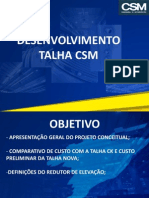 APRESENTAÇÃO DESENVOLVIMENTO - CUSTOS E DEFINIÇÕES REDUTOR2003