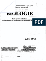 Teste Admitere Medicina Biologie Brasov 2006
