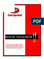 Bartender Training Manual