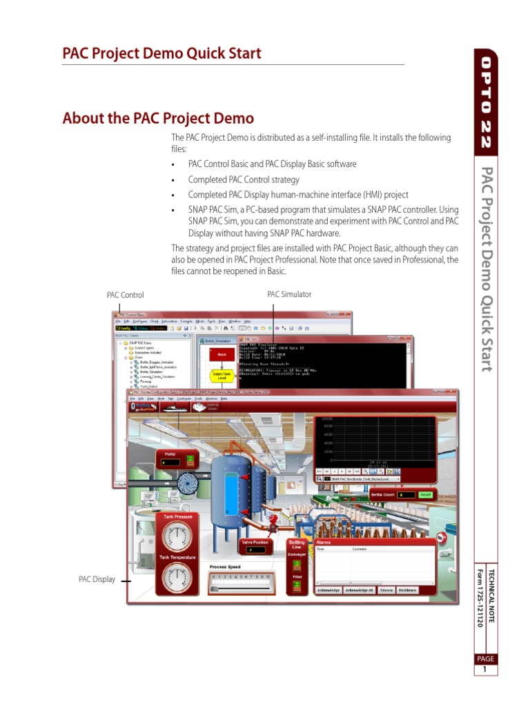 PAC Project Demo Quick Start Guide | PDF