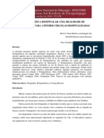 Brinquedoteca Hospitalar - Uma Realidade de Humanização