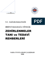 Zehirlenmeler Tanı Ve Tedavi Rehberleri