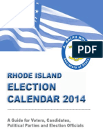 RI Election Calendar 2014