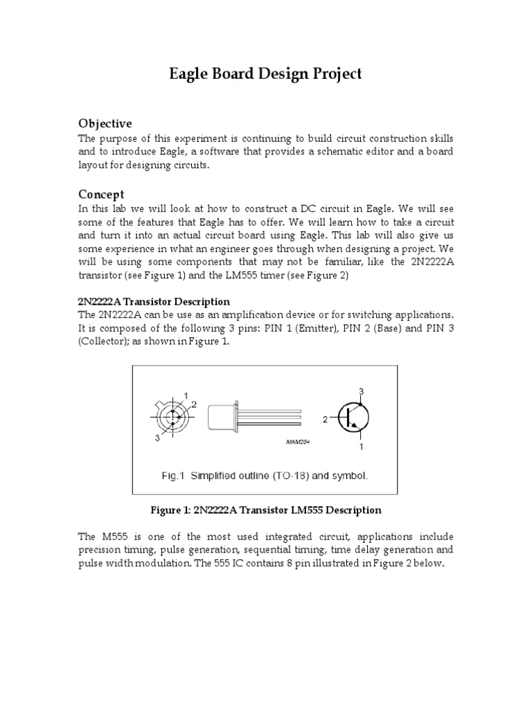 Eagle Circuit Board Design Guide | PDF | Rectangle | Electronic Circuits