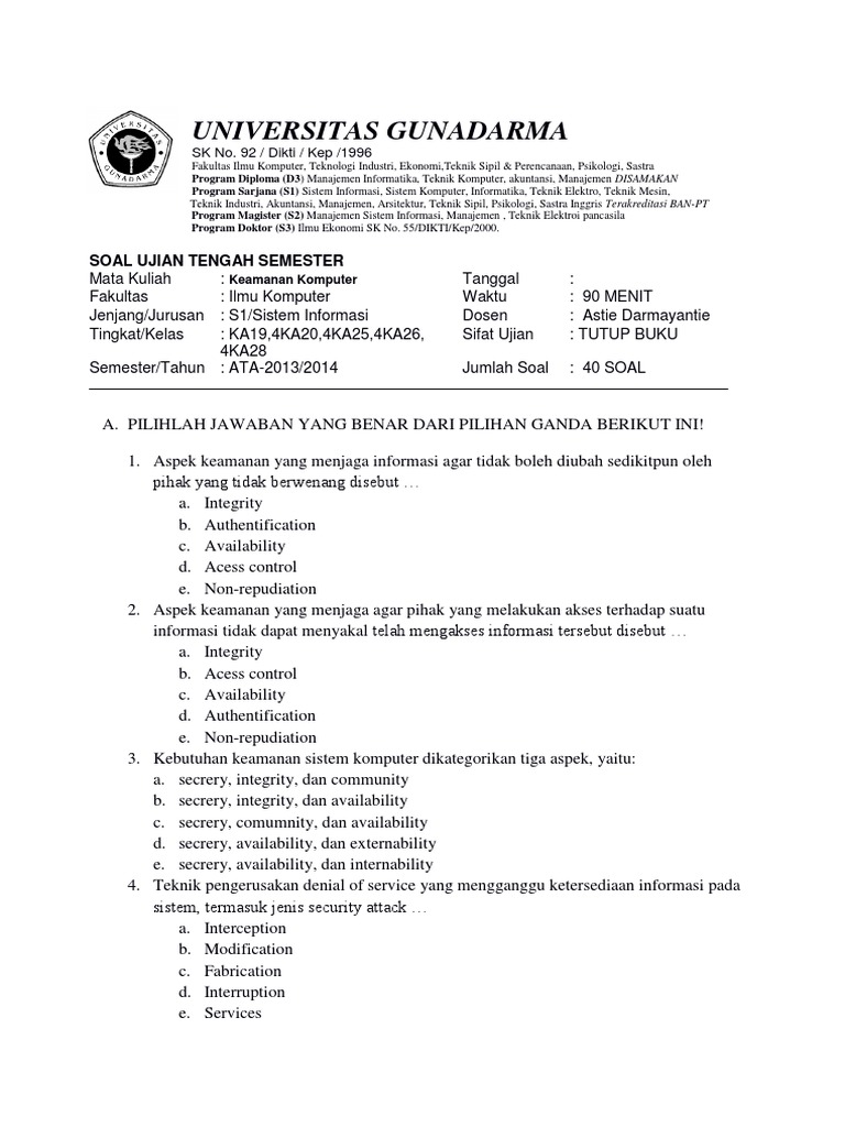 Contoh Soal Pilihan Ganda Virtual Private Server - Dunia Sosial