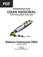 Pembahasan Soal UN Bahasa Indonesia SMA 2009