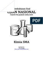 Download Pembahasan Soal UN Kimia SMA 2009 by Ikky Znudin SN203162216 doc pdf