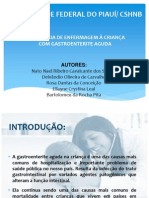 Assistência de Enfermagem À Criança Com Gastroenterite Aguda (Estudo de Caso)