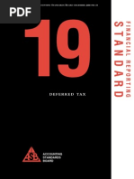 Financial Reporting Standard 19 - Deferred Tax