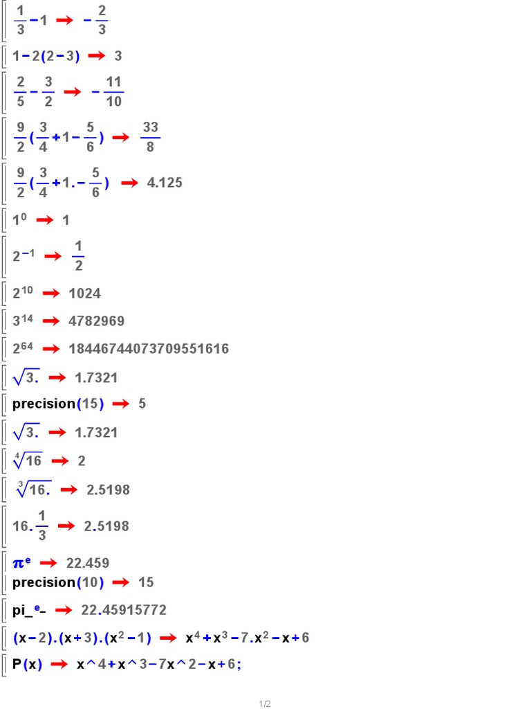 Mathematical Expressions and Functions | PDF | Teaching Methods ...