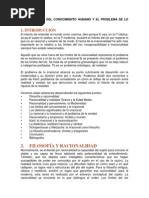 Tema 13 Los Límites Del Conocimiento Humano