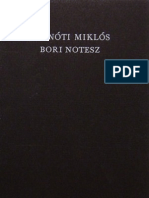 Radnóti Miklós Bori Notesz