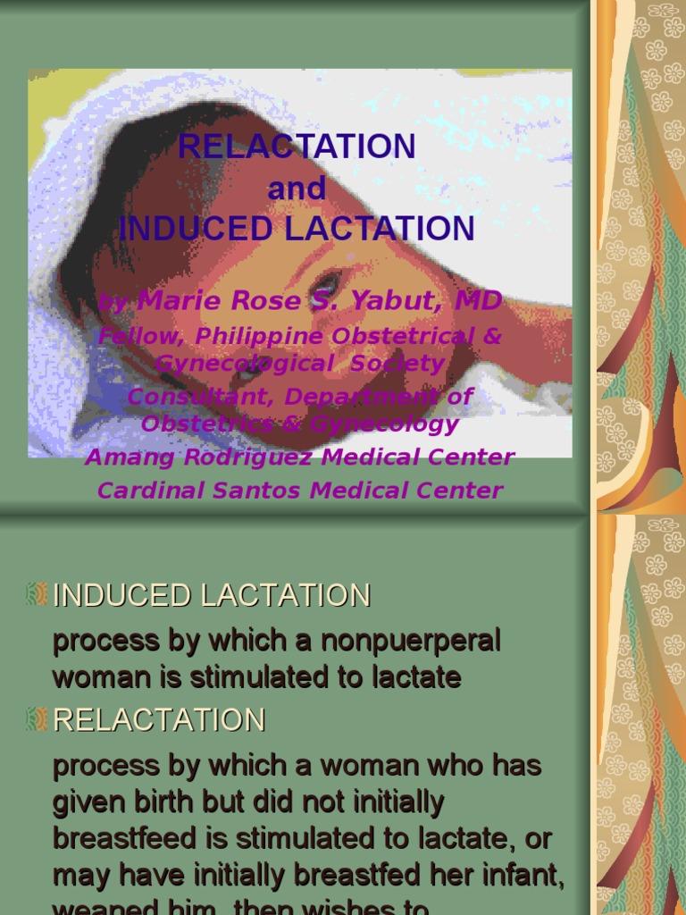 Induced and Relactation Techniques | PDF | Lactation | Breastfeeding