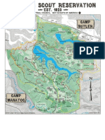 Map of Manatoc Scout Reservation