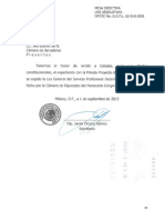 MINUTA - Proyecto de Decreto LGSPD - Cámara Dipu Tados