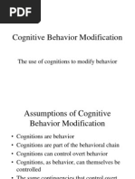 Cognitive Behavior Modification 2