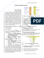 Cell Search Techniques in LTE Paper