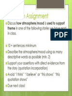 Mood Paragraph Assignment