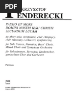 Download Penderecki Krzysztof - St Luke Passion by Arlington Vaca SN203194873 doc pdf