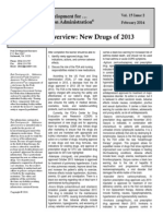 02 2014 Overview-New Drugs of 2013