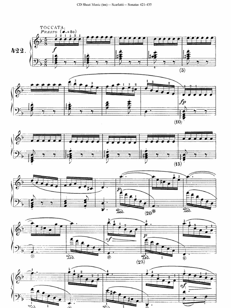 Scarlatti - Sonata K.141 (L.422) | Entertainment (General) | Free 30