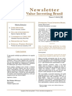 Newsletter Value Investing Brasil 2 - Excerpt