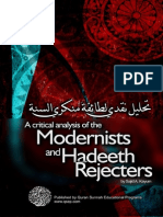 Modernists and Hadith Rejecters