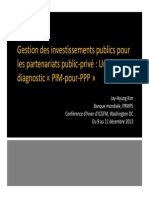 Gestion des investissements publics pour les partenariats public-privé PIM for PPP JKIM
