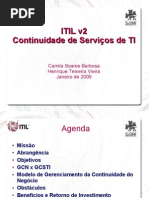 Apresentacao Gerenciamento Continuidade Camila Henrique Itil v2
