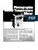 Photographic Color Temperature Meter