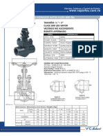 Ficha Tecnica Valvulas de Globo 800lbs 1