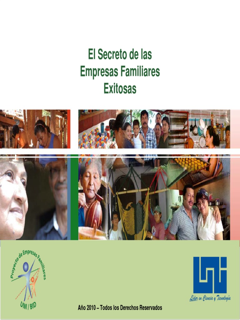 El Secreto de Las Empresas Familiares Exitosas | PDF | Negocios ...
