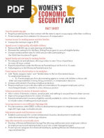 Download Womens Economic Security Act - Fact Sheet by Minnesota House DFL Caucus SN203266790 doc pdf