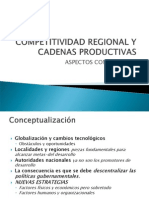 I Competitividad Regional y Cadenas Productivas