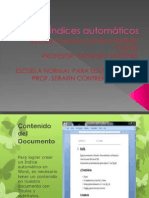 Índices Automáticos