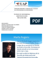 Teorias de Imogene King y Martha Rogers