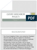 Good Neighbor Policy: Minh-Thy Ho Period 7