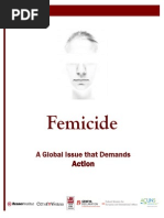 Femicide A Global Issue That Demands Action