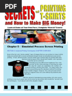 Download SOPT Simulated Process Printing - Chapter Summary - Full Color Printing by American Screen Printing Association SN20330105 doc pdf