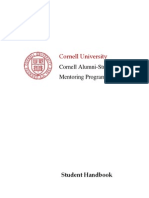 Cornell Student-Alumni Mentor Program Handbook