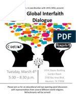 Interfaith Dialogue Flyer